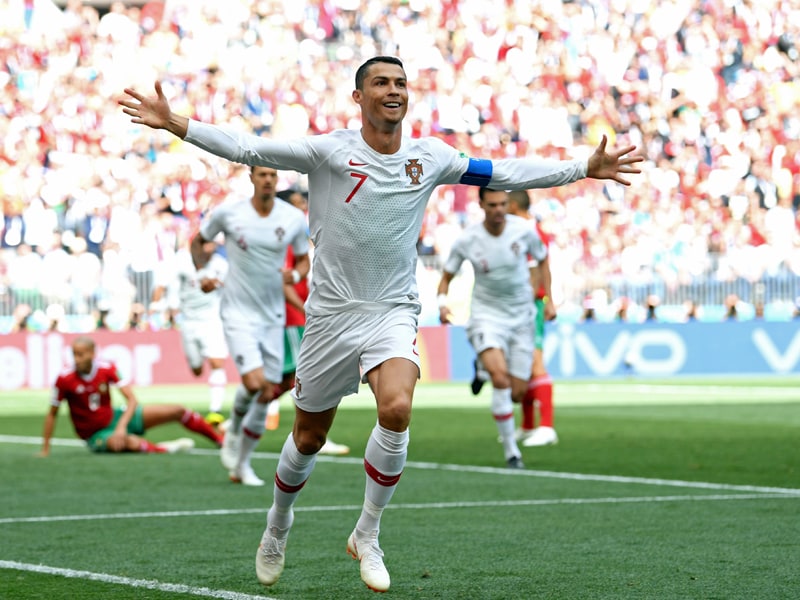 War wieder einmal früh zur Stelle: Cristiano Ronaldo.