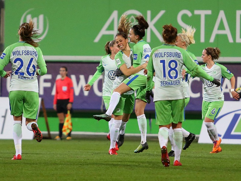 Dürfen die Wolfsburgerinnen auch im CL-Viertelfinale wieder jubeln?