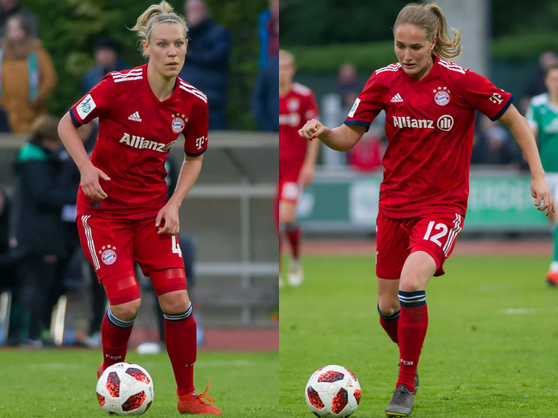 Kristin Demann muss passen, Sydney Lohmann (re.) rückt nach.
