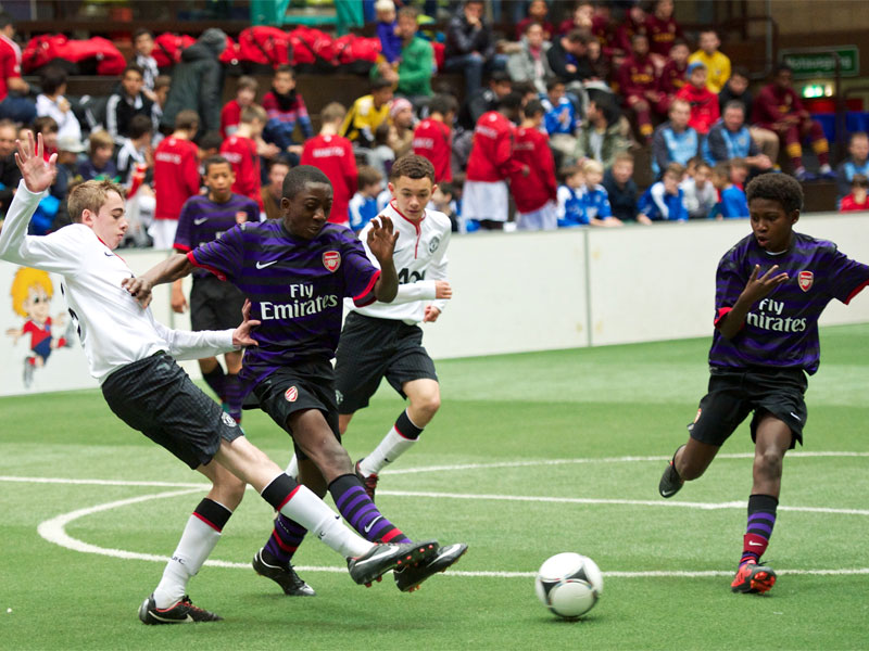 Manchester und Arsenal sorgten beim Jubiläumsturnier in Friedrichshafen für internationalen Flair.