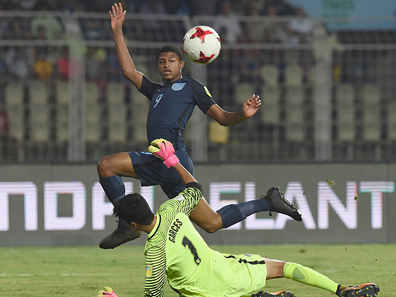 Traumstart: Rhian Brewster erzielte gleich zu Beginn des Viertelfinales einen Doppelpack.