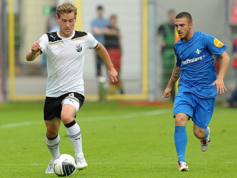 Sören Halfar (li.), Daniele Touch (SV Darmstadt 98)