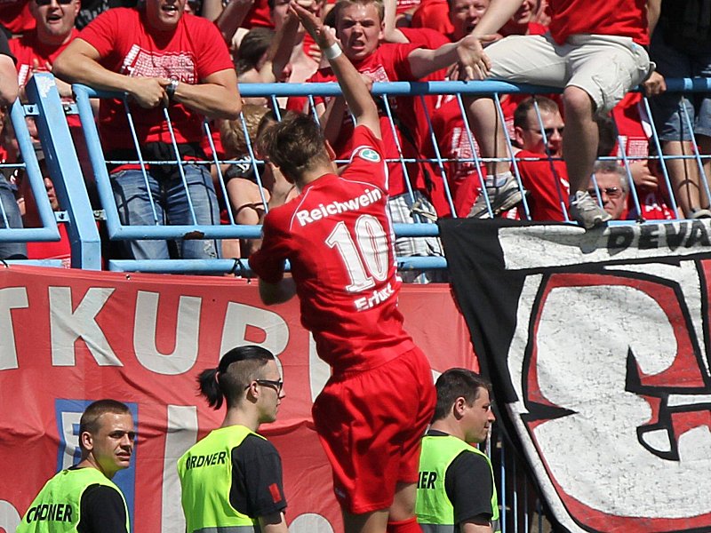 Wird nicht mehr für RWE jubeln: Torschützenkönig Marcel Reichwein will künftig höherklassig spielen.