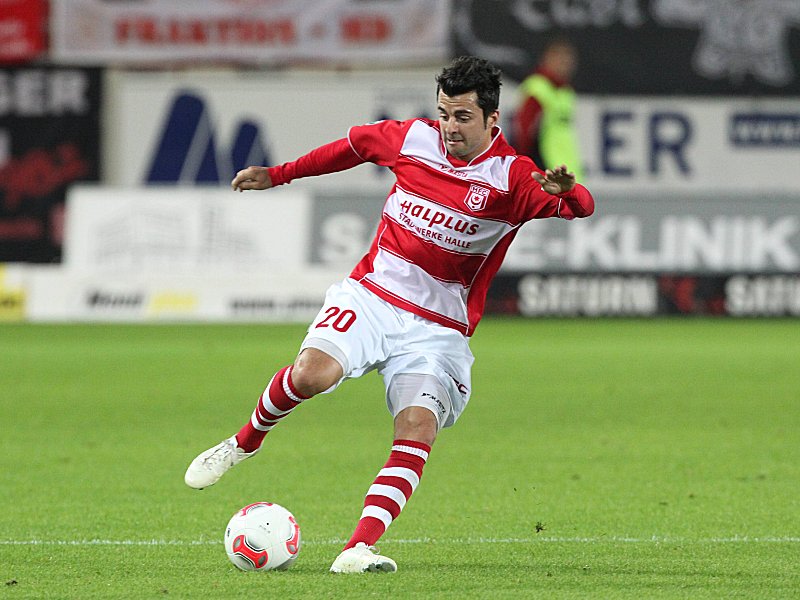 Abgang in die Vierte Liga: HFC-Mittelfeldspieler Telmo Teixeira-Rebelo zieht es nach Magdeburg.