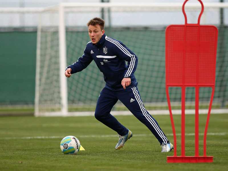 CFC-Mittelfeldmann Fabian Stenzel erzielte im Test gegen Union Berlin II zwei Treffer.