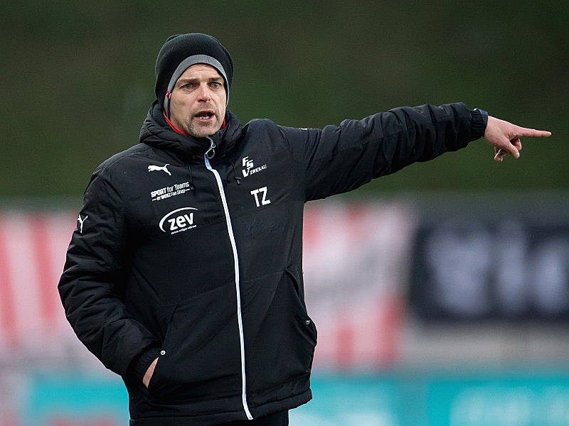 Sein Team war in der Vorsaison erfolgreicher als kalkuliert: Zwickau-Trainer Torsten Ziegner.