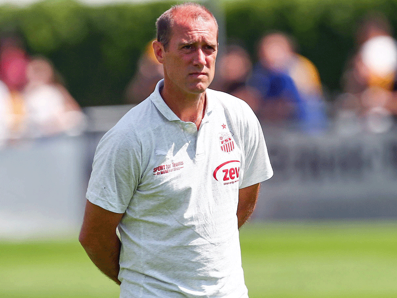 Startet mit dem FSV Zwickau in weniger als zwei Wochen in die neue Drittliga-Saison: Cheftrainer Joe Enochs.