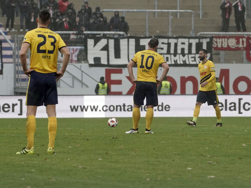 Frust bei Fortuna Köln