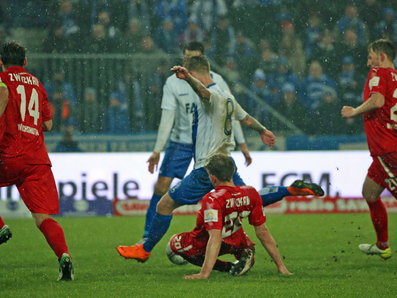 Traf zum zwischenzeitlichen 2:1 für den FCM: Philip Türpitz.