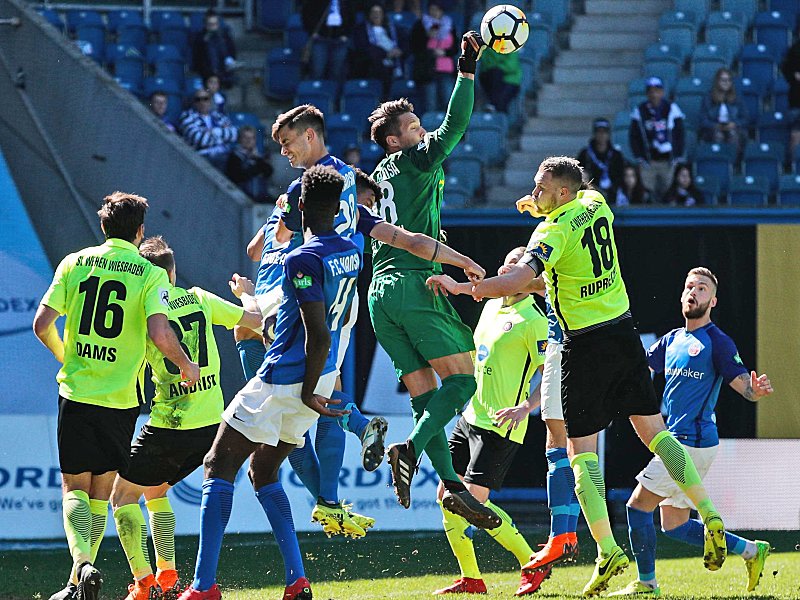 Weiße Weste: Janis Blaswich hielt für Rostock den Kasten sauber.