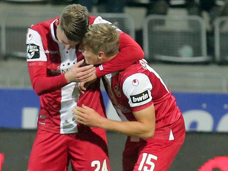 Die FCK-Joker stechen: Kühlwetter (li.) und Huth drehten die Partie in Aalen zugunsten der Lauterer.