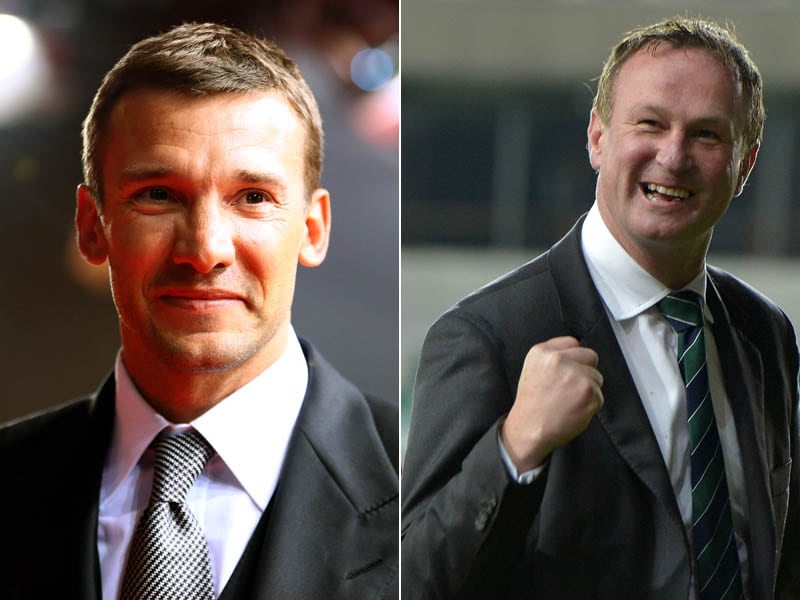 Andriy Shevchenko und Michael O'Neill
