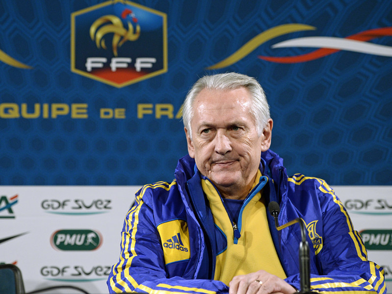 Noch nicht zufrieden: Ukraines Trainer Michail Fomenko.