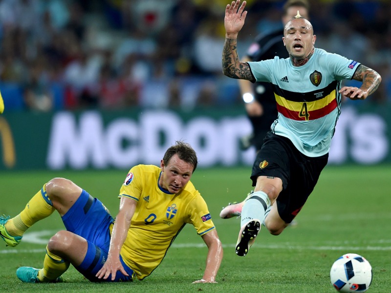 Belgien und Nainggolan kamen gegen Källström und Schweden letztlich nicht ins Stolpern.