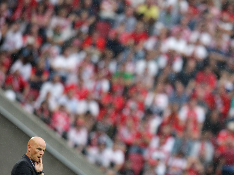 Keiner, der die bequemen Wege geht: Stale Solbakken, Trainer des 1. FC Köln.