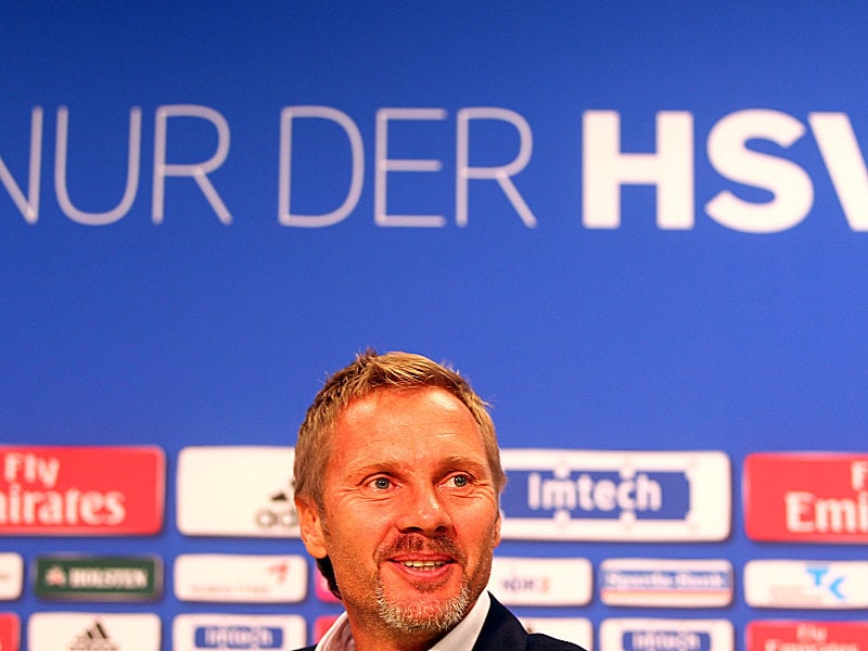 Thorsten Fink bei seinem Dienstantritt in Hamburg