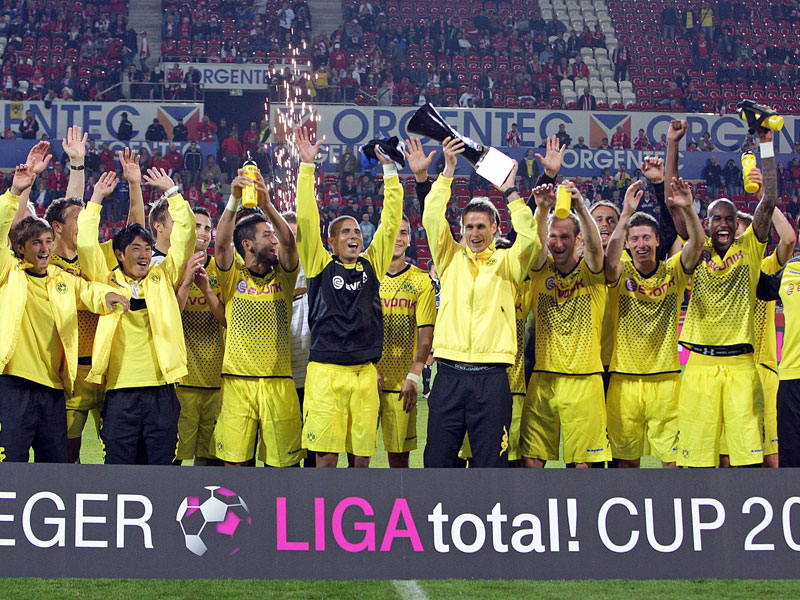 Auch beim "Liga total!"-Cup Titelverteidiger: Borussia Dortmund.