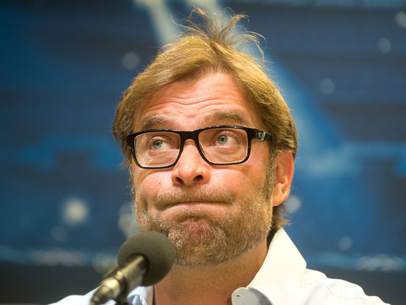 "Lasst uns morgen einen BVB-Abend daraus machen": BVB-Trainer Jürgen Klopp.