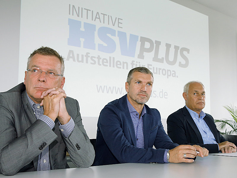 Wollen den HSV neu ordnen: Holger Hieronymus, Thomas von Heesen und Otto Rieckhoff (v.l.).