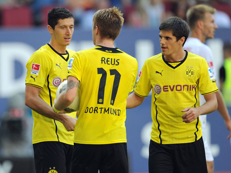 Lewandowski, Reus und Hofmann