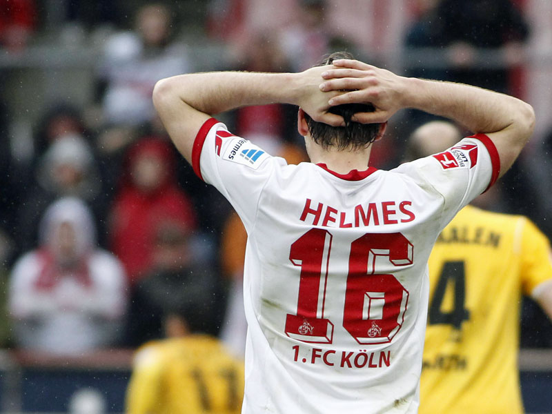 Zum Haare raufen: Kölns Patrick Helmes fällt wohl länger aus.