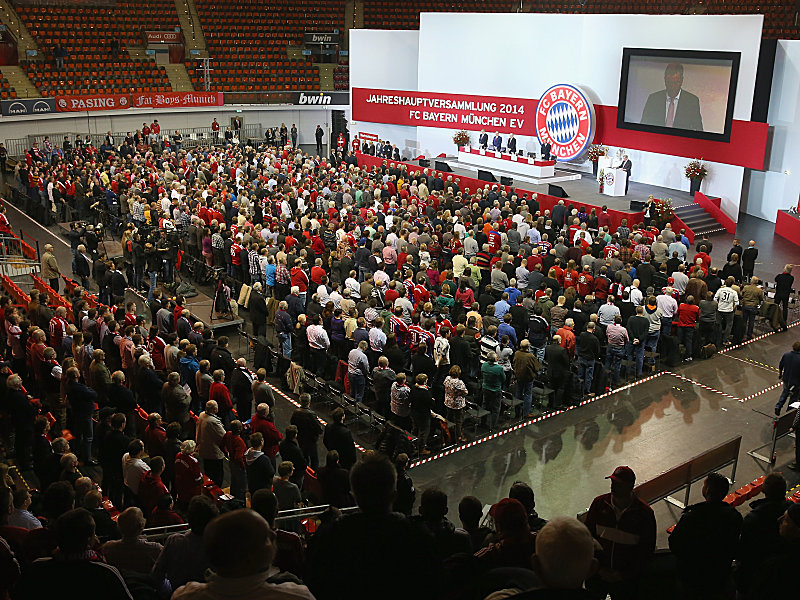 Volles Haus im Audi Dome: Jahreshauptversammlung beim mitgliederstärksten Klub der Welt.