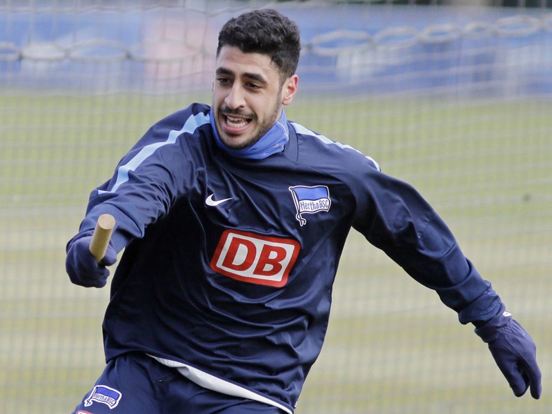 Wird am Mittwoch wieder auf dem Trainingsplatz stehen: Hertha Tolga Cigerci.