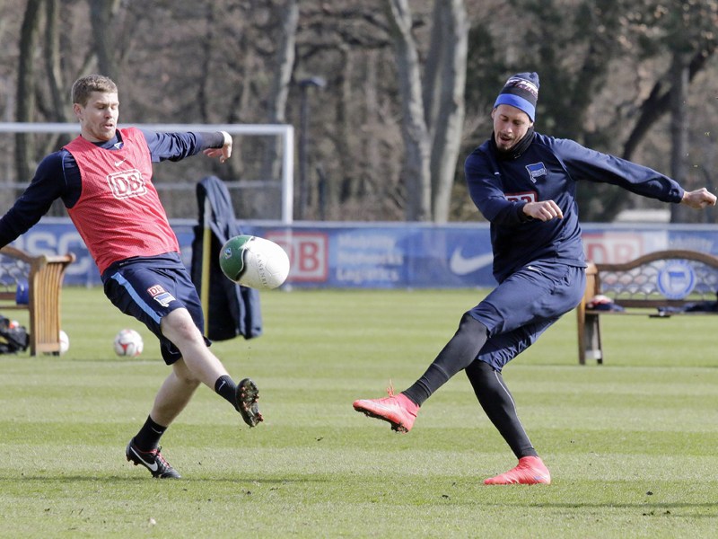 Thomas Kraft und Sandro Wagner