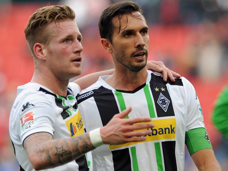 Gehören in Mainz wohl noch nicht zum Kader der Borussia: André Hahn und Martin Stranzl (re.).