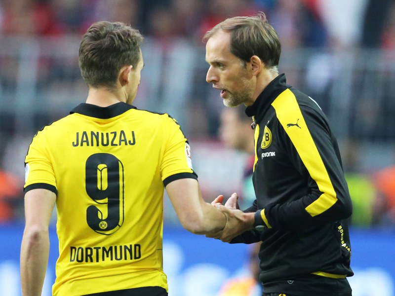 "Für ihn hat es mir leid getan, dass wir nur dreimal wechseln durften", sagt BVB Coach Thomas Tuchel über Adnan Januzaj.