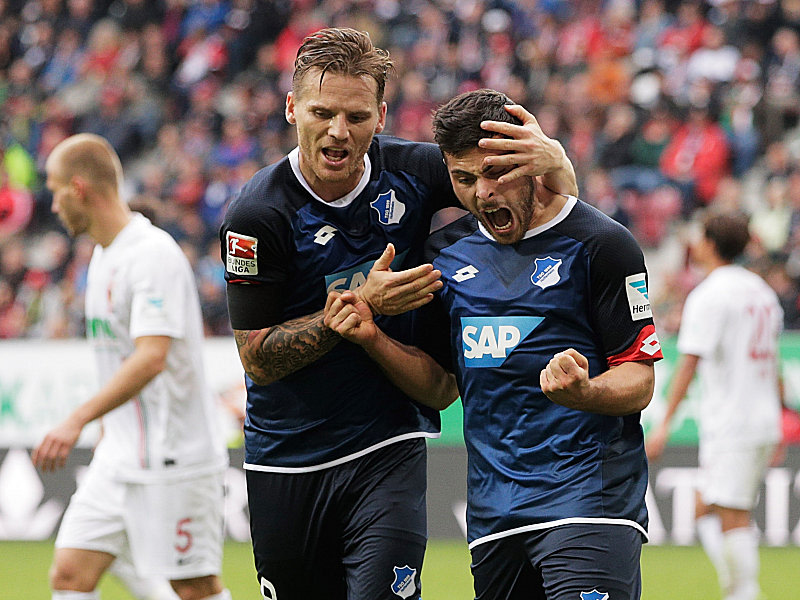 Avancierte in Augsburg zum Matchwinner: Kevin Volland (re.).