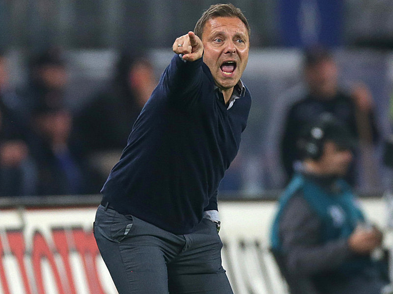 Ist mit seinem Team hochzufrieden, will aber nicht überstürzt handeln: S04-Coach André Breitenreiter.