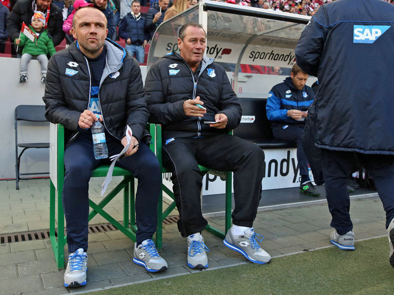 Hoffenheimer Gespann: Cheftrainer Huub Stevens und sein Assistent Alfred Schreuder.