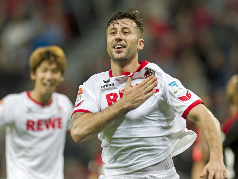 Ein perfekter Nachmittag für Dominic Maroh: Der Rückkehrer traf in Leverkusen zweimal und avancierte so zum Derby-Matchwinner.