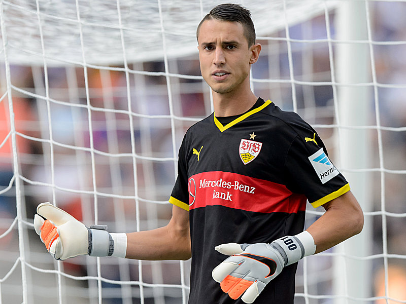 Gegen Augsburg im VfB-Tor: Odisseas Vlachodimos.