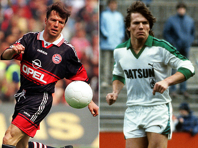 Er trug erst das Trikot von Borussia Mönchengladbach und wechselte dann zum FC Bayern: Lothar Matthäus.