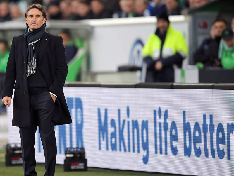 War mit der ersten Halbzeit in Wolfsburg durchaus zufrieden: HSV-Coach Bruno Labbadia.