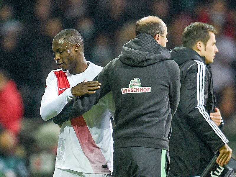 Die Auswechselung von Ujah in der 64. Minute musste Skripnik nach dem Spiel erklären.