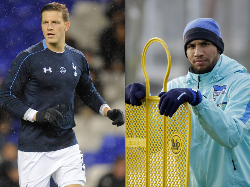 Im Visier des FC Schalke: Kevin Wimmer (l.) und John Anthony Brooks.