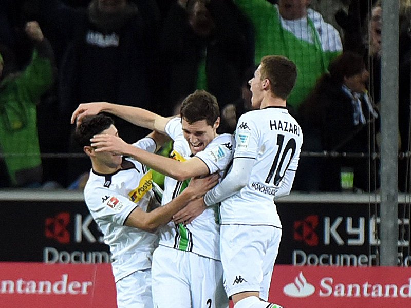 Zurück in der Erfolgsspur: Gladbach um Lars Stindl, Andreas Christensen (Mitte) und Thorgan Hazard.