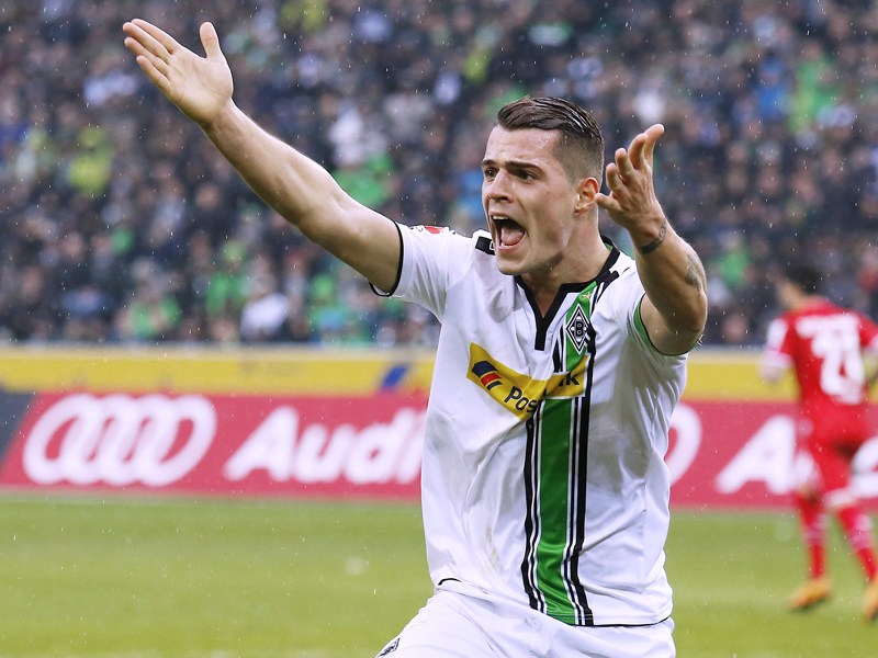 Fordert nach einem Gegentor mehr Ruhe: Gladbachs Granit Xhaka.