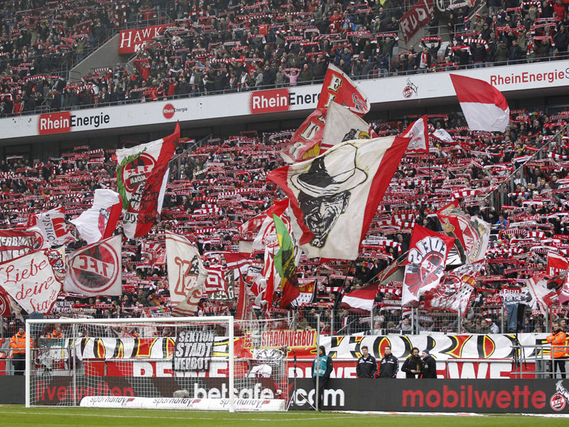 "Marktwert": Eine große Fanbasis (hier Fans des 1. FC Köln) soll bei der Verteilung der TV-Gelder berücksichtigt werden.