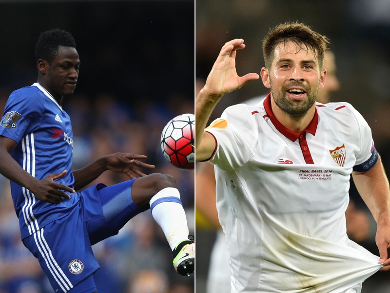 Zwei Neue für Schalke: Abdul Rahman Baba (li.) und Coke.
