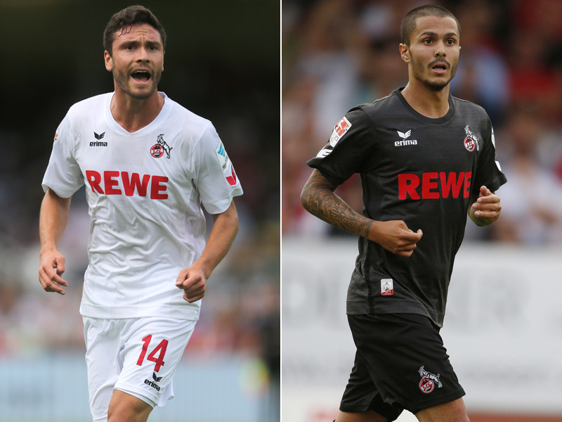 Bleiben länger in Köln: Jonas Hector (l.) und Leonardo Bittencourt.