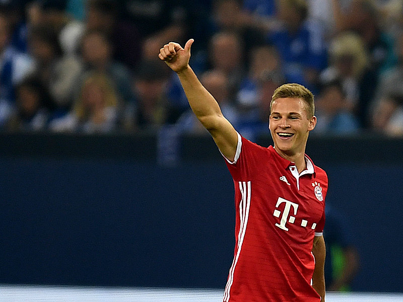 Strahlender Torschütze: Joshua Kimmich.