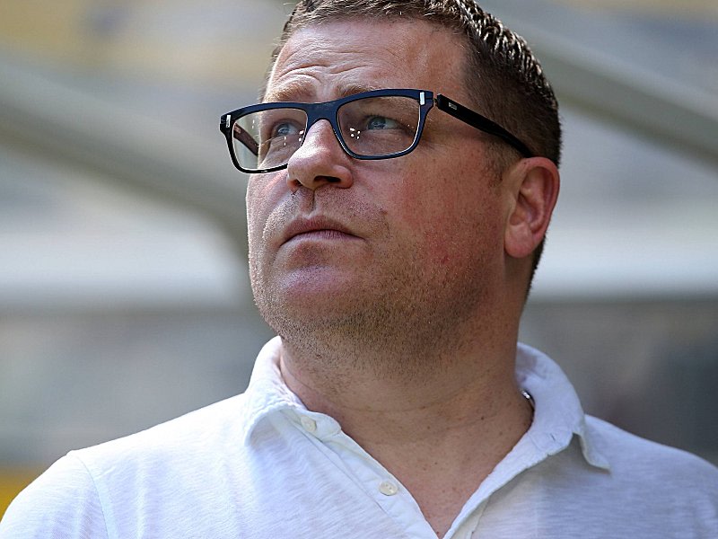 Vermisste auf dem Platz "andere Themen" als Fußball: Gladbachs Sportdirektor Max Eberl.