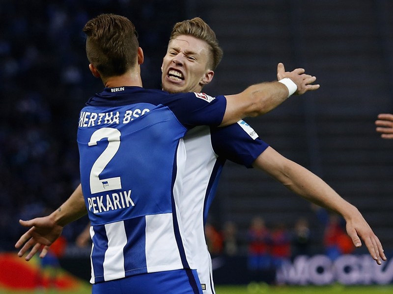 Der Torschütze zum 1:0 für Hertha BSC: Mitchell Weiser.