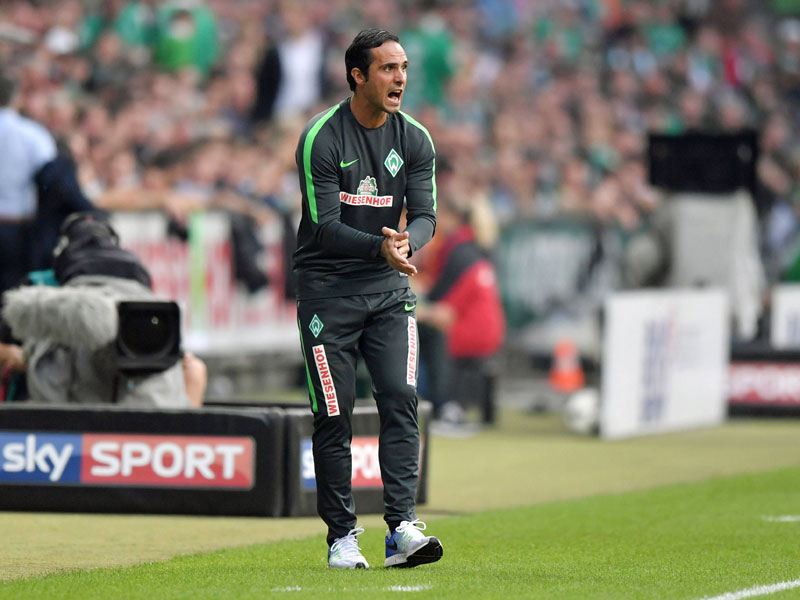 Wohl weiter an der Linie: Bremens Interimscoach Alexander Nouri.