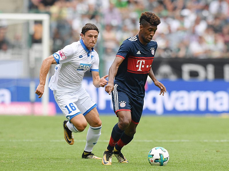 Coman (re.) war Schulz beim Telekom Cup noch etwas zu schnell.