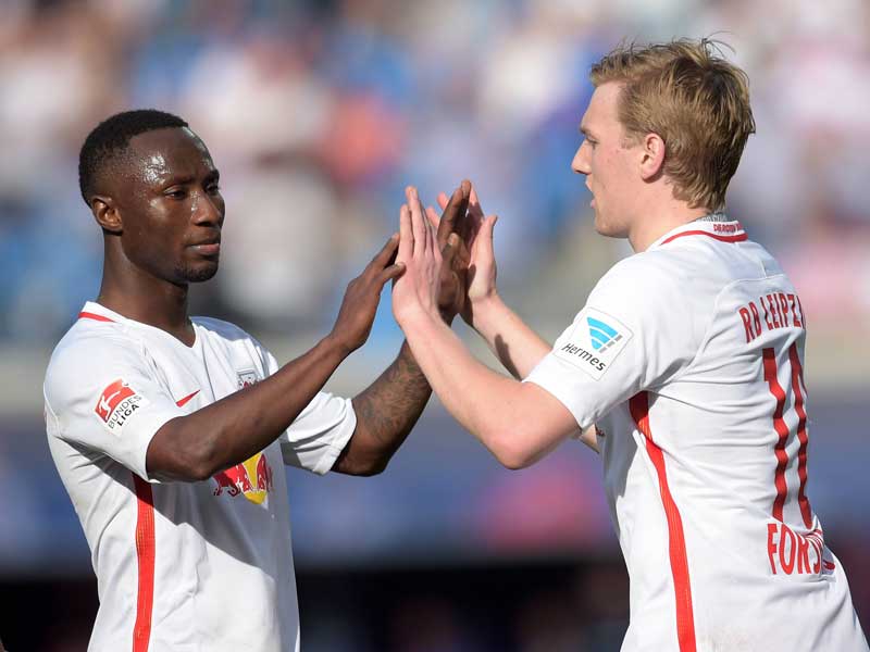 Hasenhuttl Naby Keita Und Emil Forsberg Fuhlen Sich Superwohl Bei Rb Leipzig Kicker